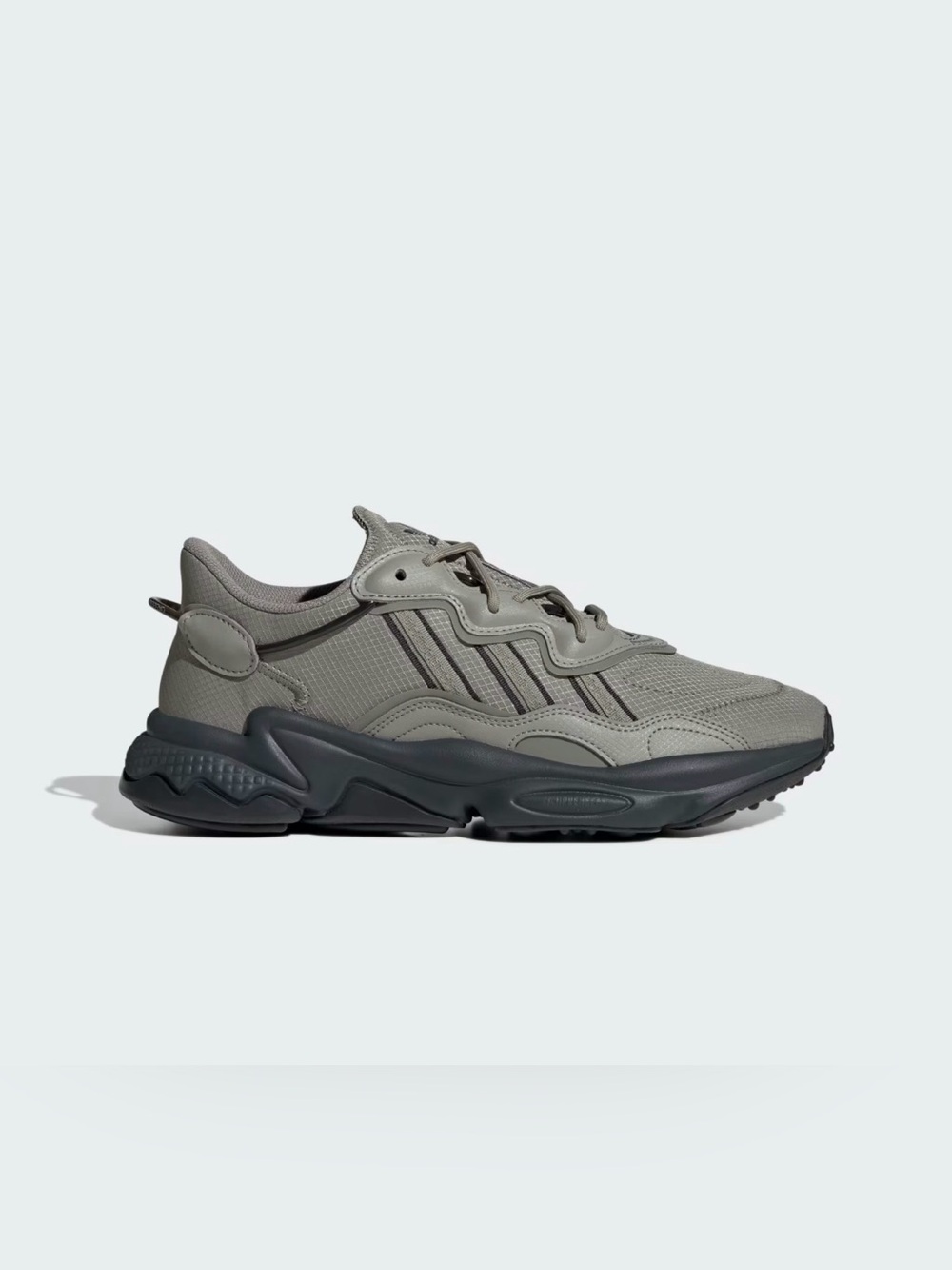 adidas Men's ozweego Athletic Sneakers in Gray and Dark Gray